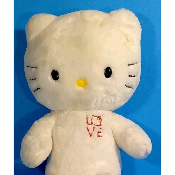 Build A Bear Sanrio Hello Kitty Valentines Day LOVE Plush White Red Hear… - Picture 2 of 6